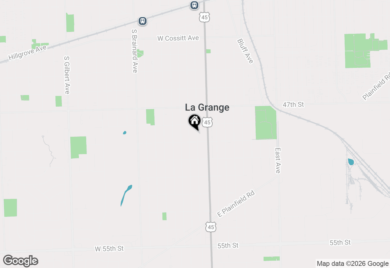 Map of 624 S Madison Avenue, La Grange, IL 60525