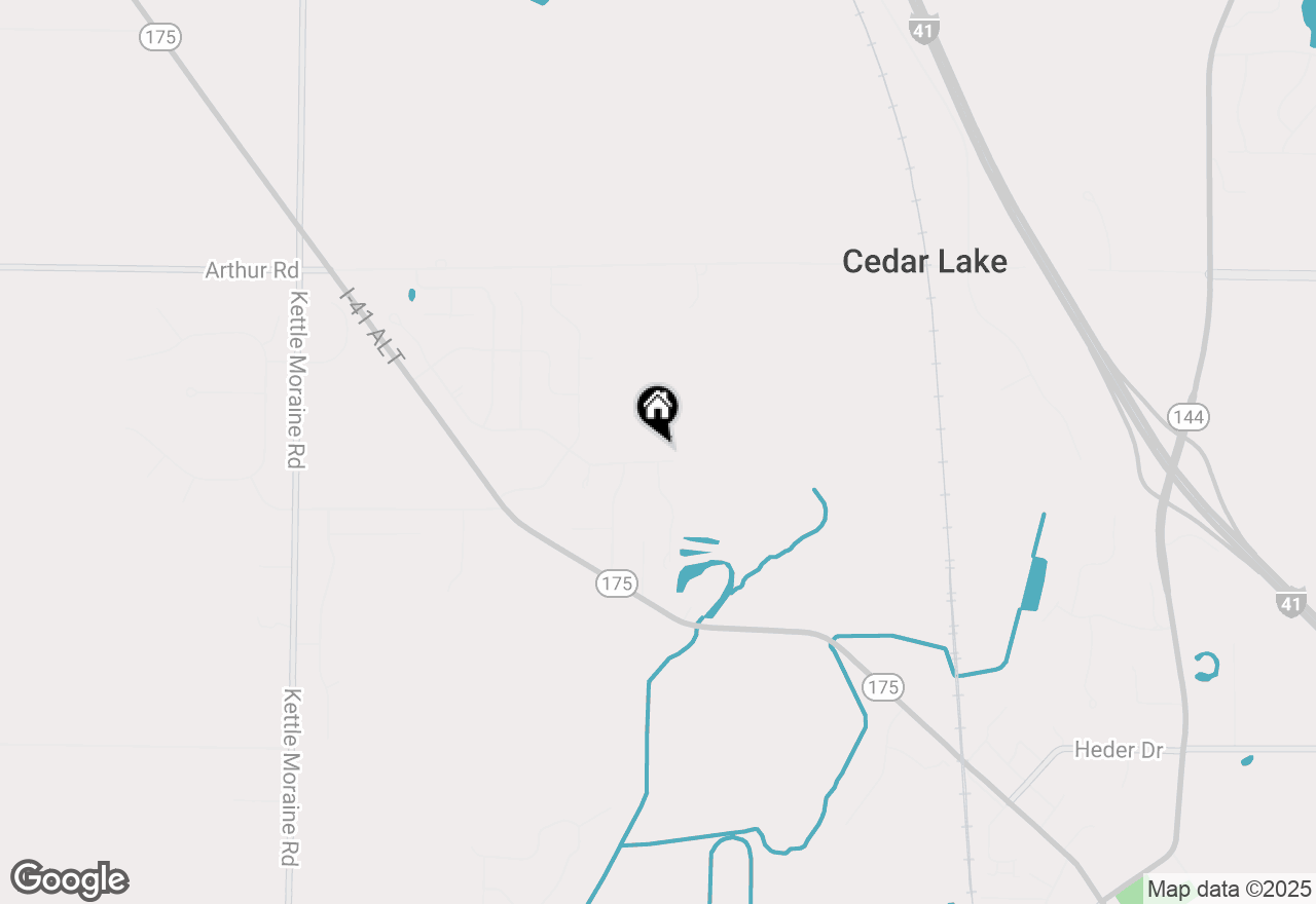 Map of 266 Farmstead Dr, Slinger, WI 53086