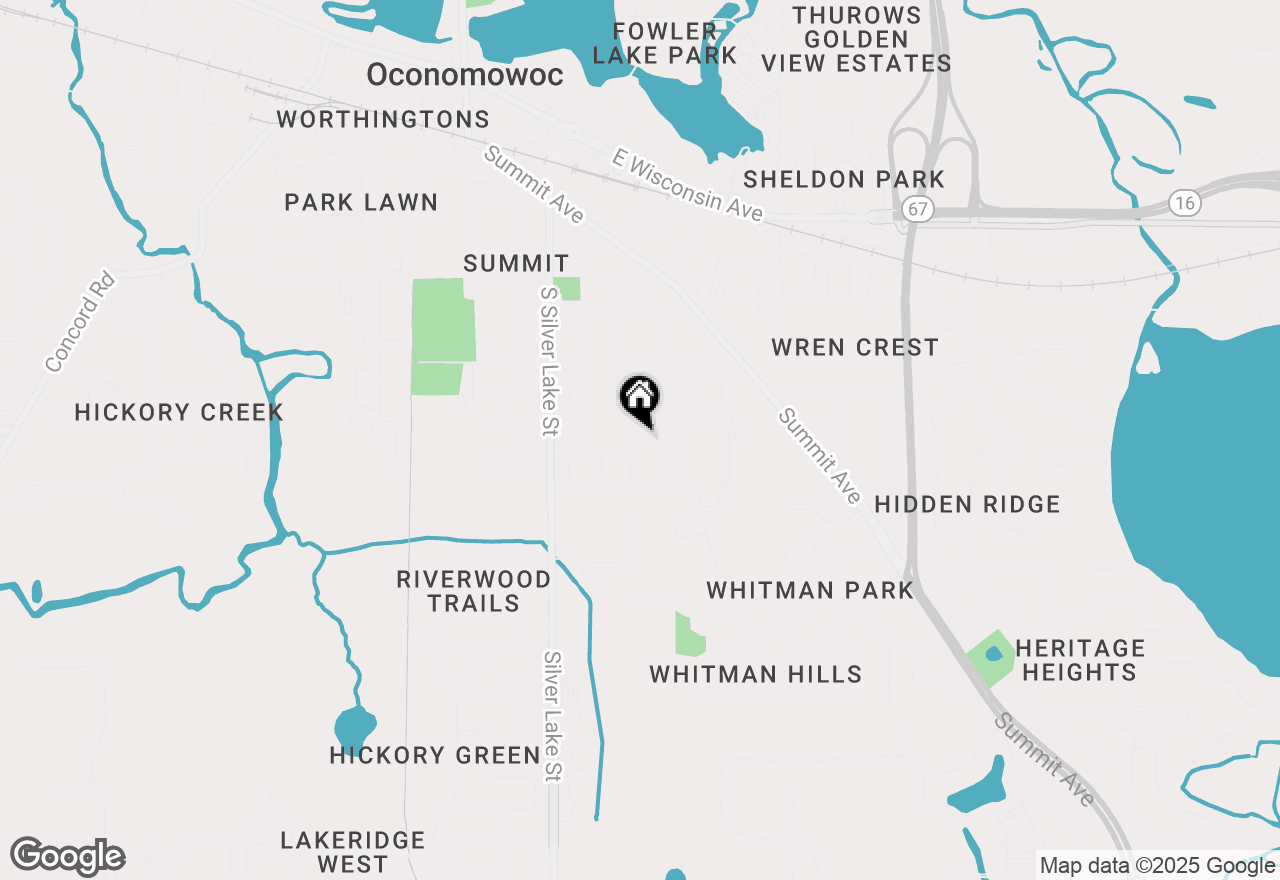 Map of 510 Frederick Ct, Oconomowoc, WI 53066