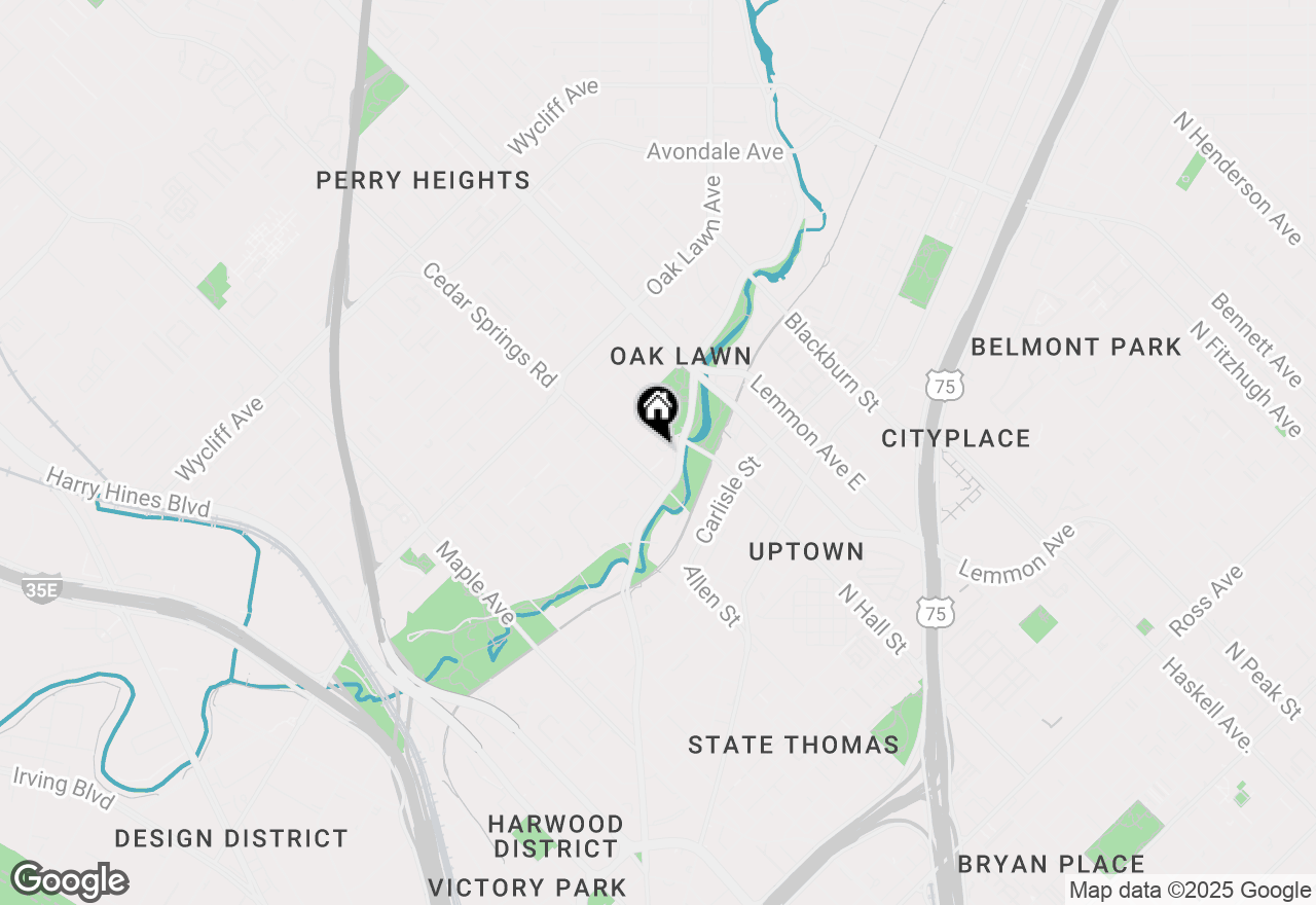 Map of 3225 Turtle Creek Boulevard #1505, Dallas, TX 75219