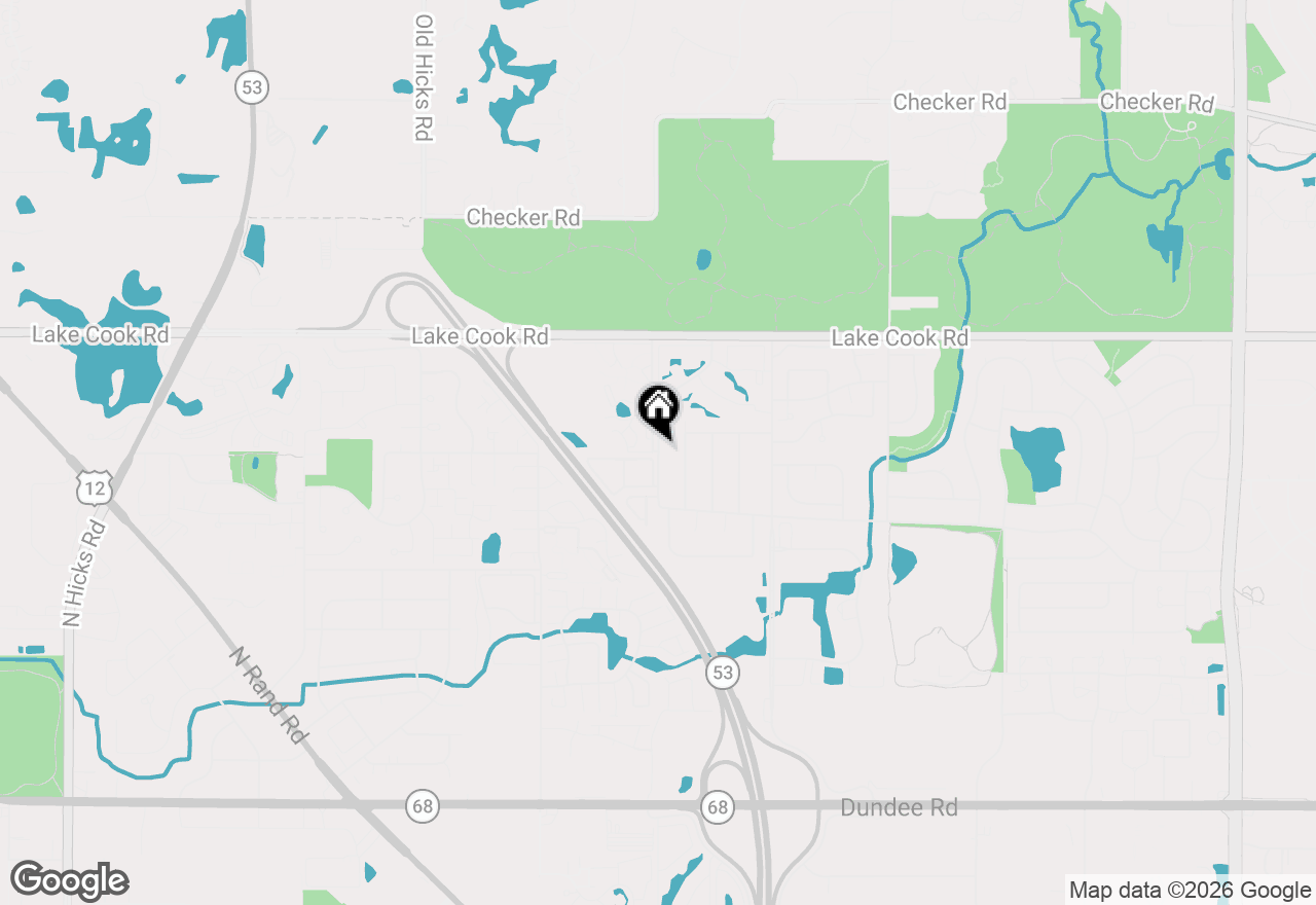 Map of 2227 W Nichols Road #E, Arlington Heights, IL 60004