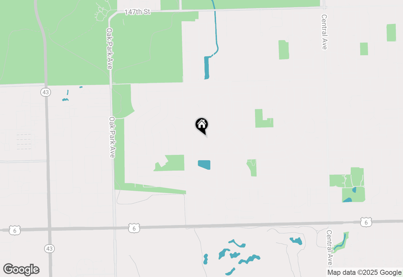 Map of 6230 Boca Rio Drive, Oak Forest, IL 60452