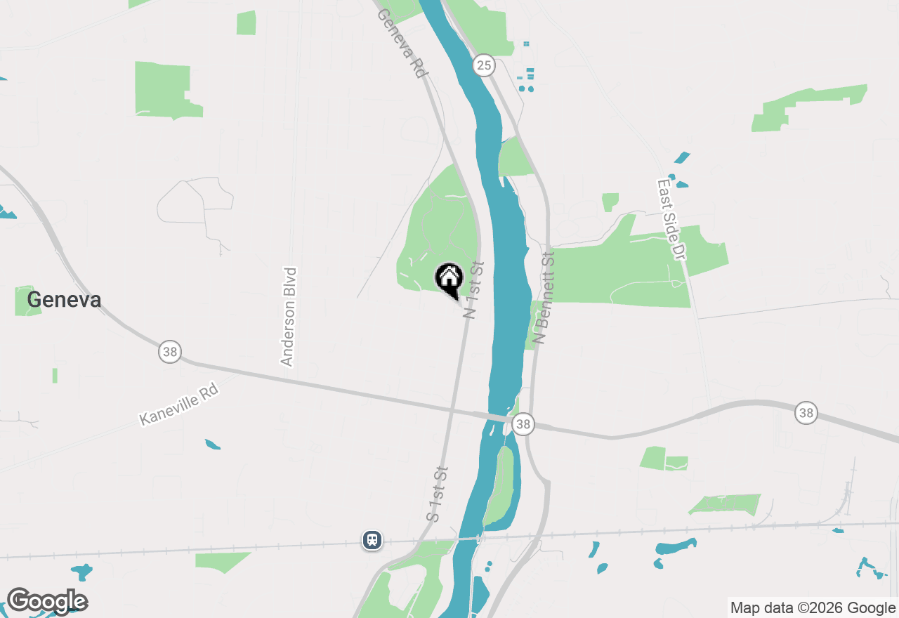 Map of 421 N 2nd Street, Geneva, IL 60134