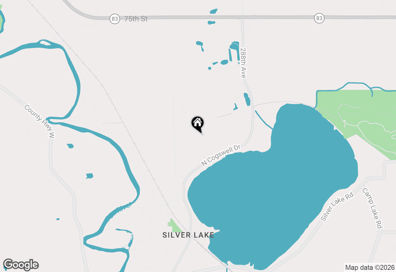 Map of 808 Manor Dr, Silver Lake, WI 53170