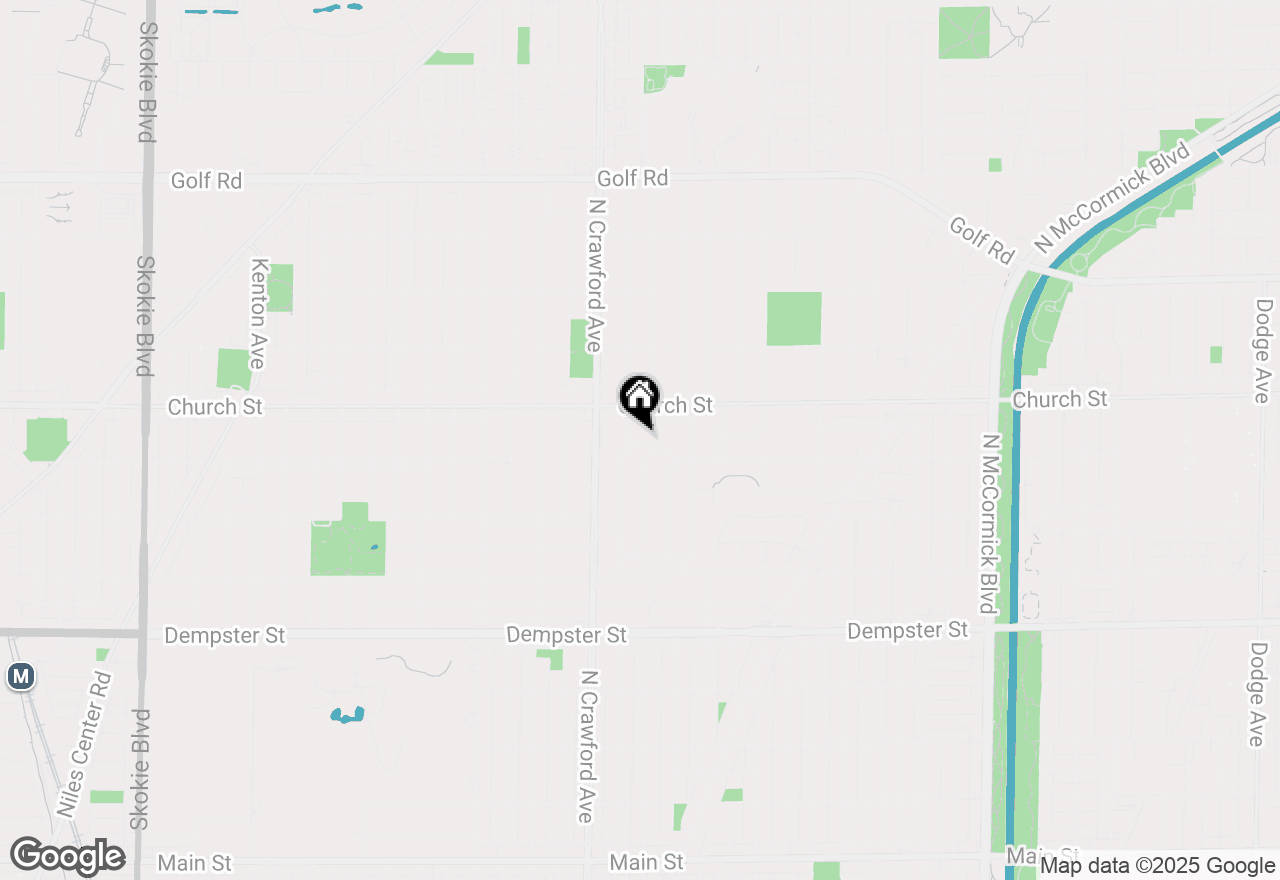 Map of 3910 Four Winds Way, Skokie, IL 60076