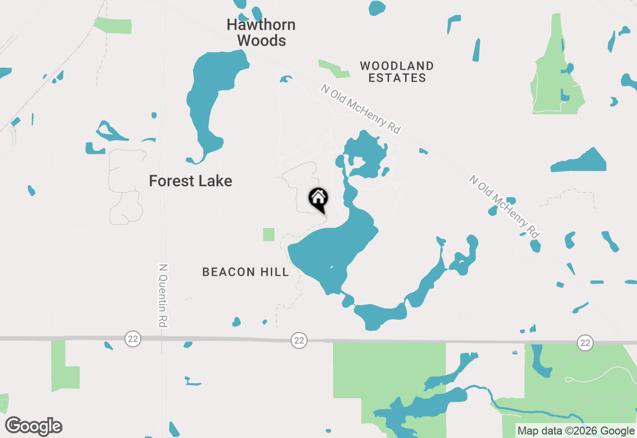 Map of 23553 N Sanctuary Club Drive, Kildeer, IL 60047