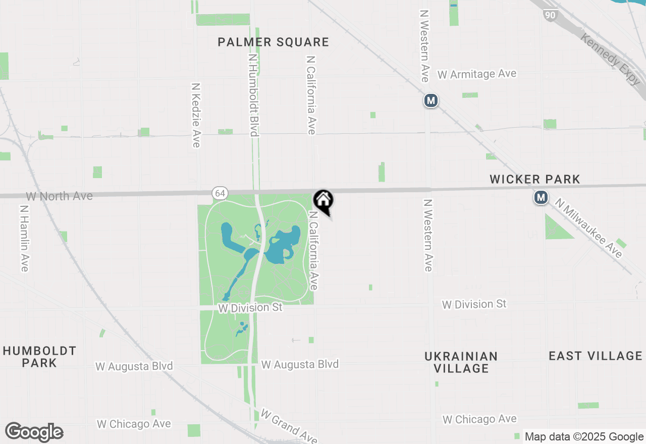 Map of 2745 W Lemoyne Street #2, Chicago, IL 60622