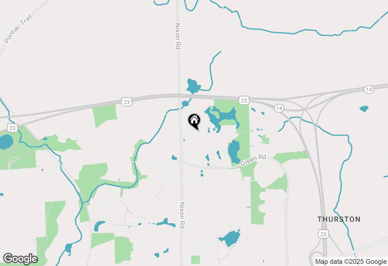 Map of 2797 Barclay Way, Ann Arbor, MI 48105