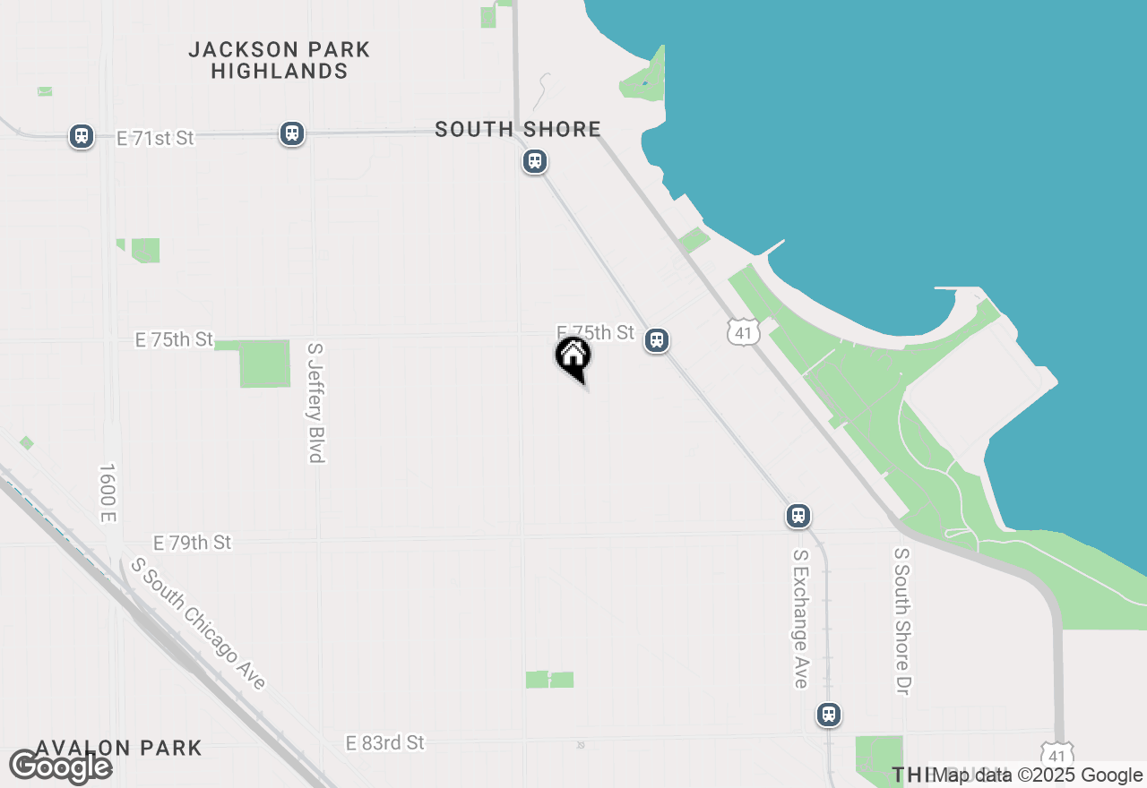 Map of 7609 S Essex Street, Chicago, IL 60649