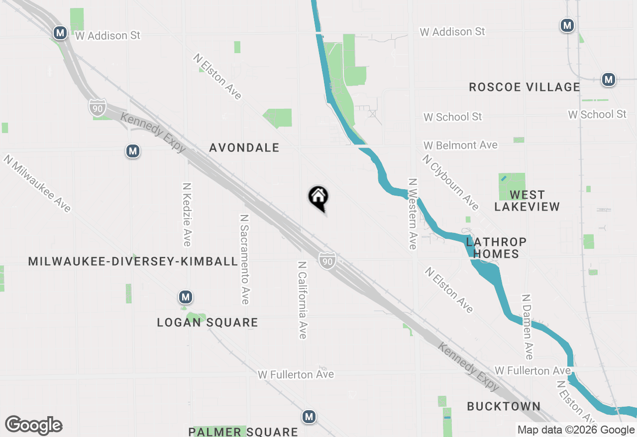 Map of 2929 N Fairfield Avenue, Chicago, IL 60618