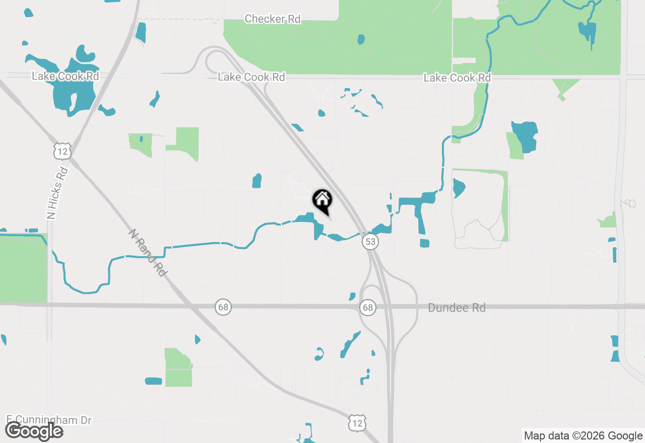 Map of 1947 N Brice Court #2, Palatine, IL 60074