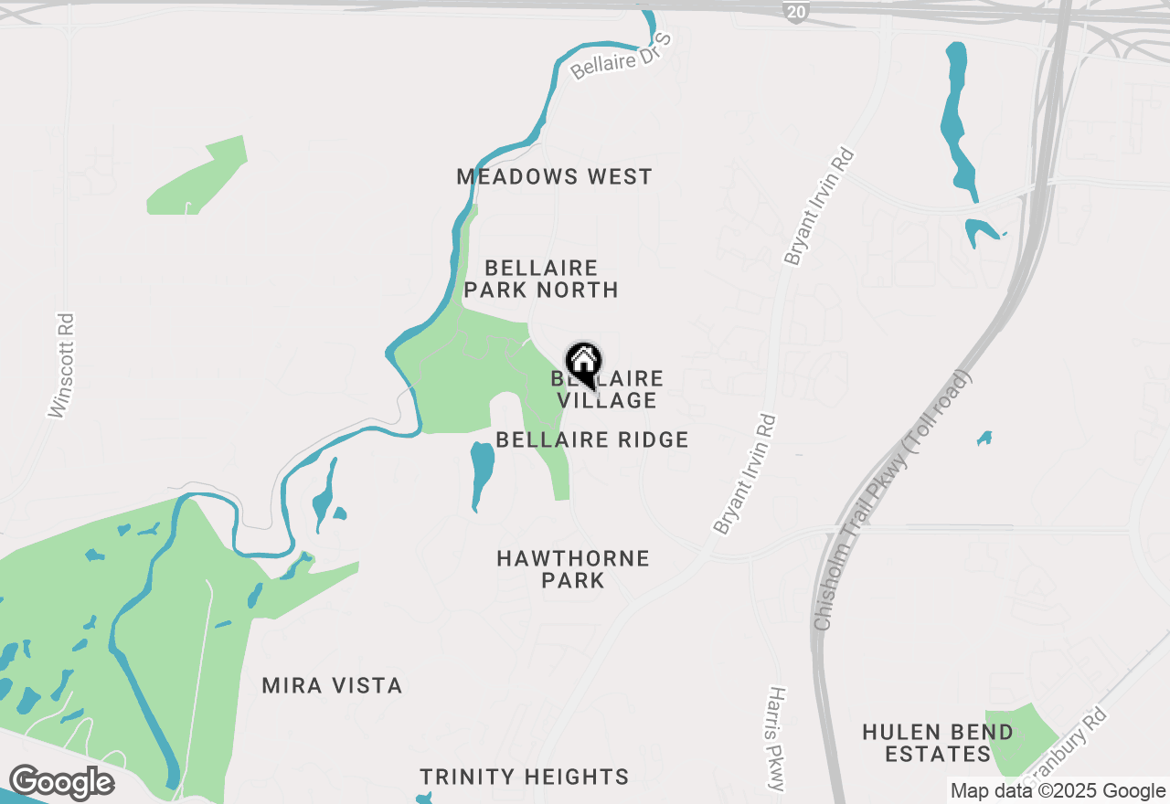 Map of 7313 Bright Water Road, Fort Worth, TX 76132