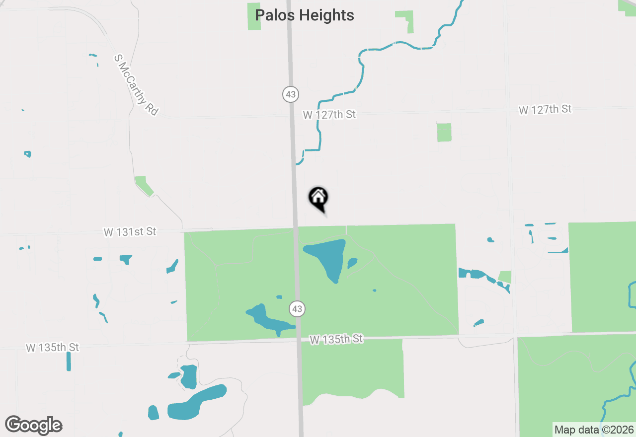 Map of 13064 S 71st Avenue, Palos Heights, IL 60463