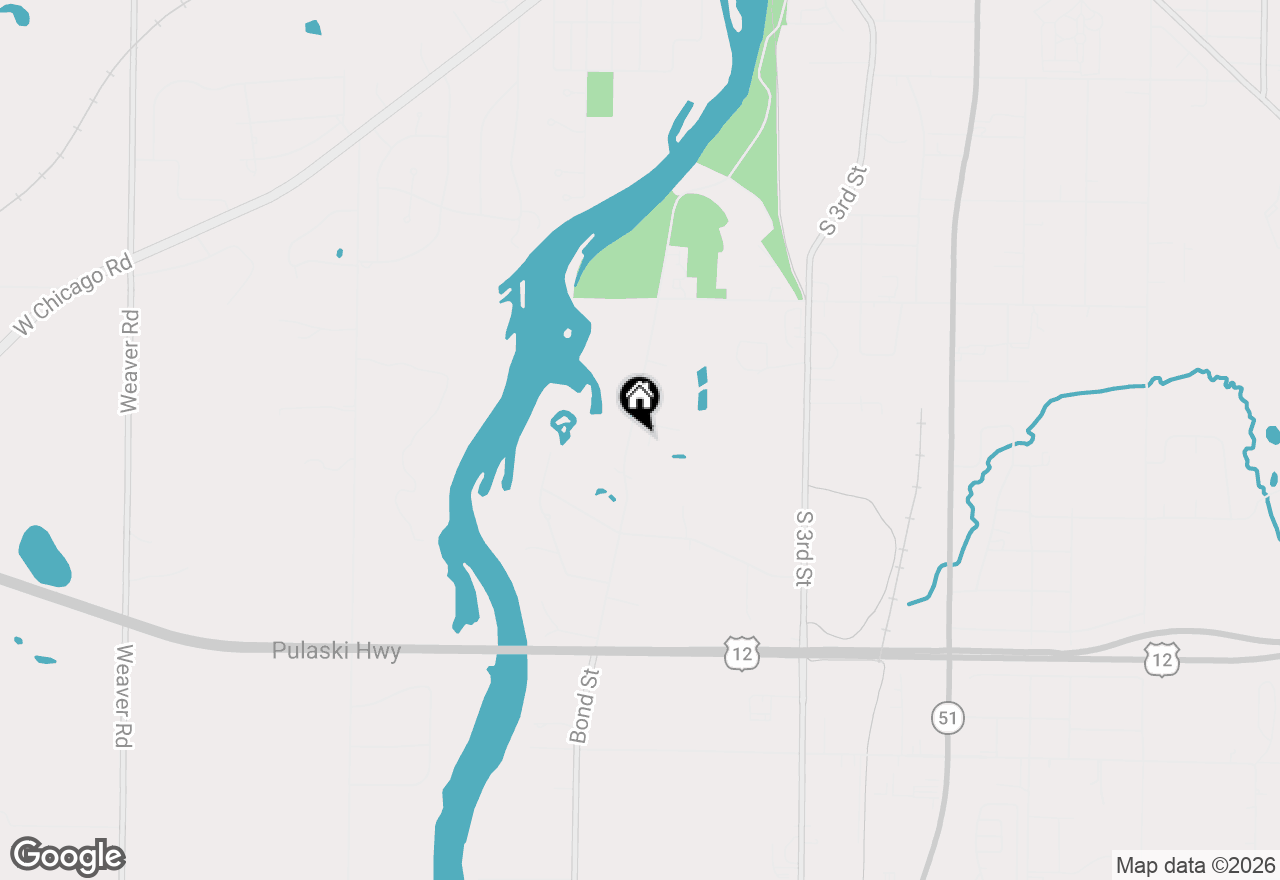 Map of 1507 Bond Street, Niles, MI 49120