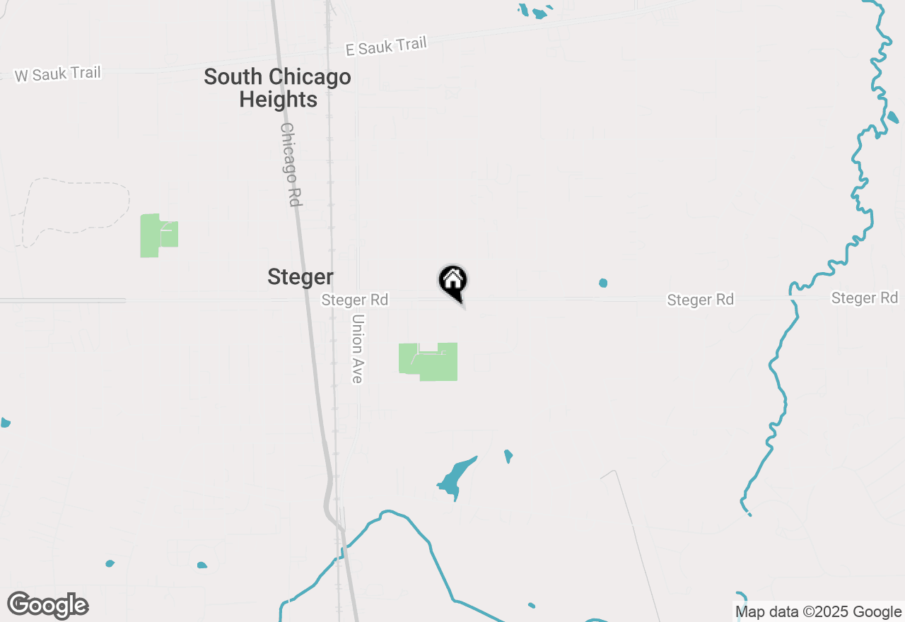 Map of 3412 Hopkins Street, Steger, IL 60475