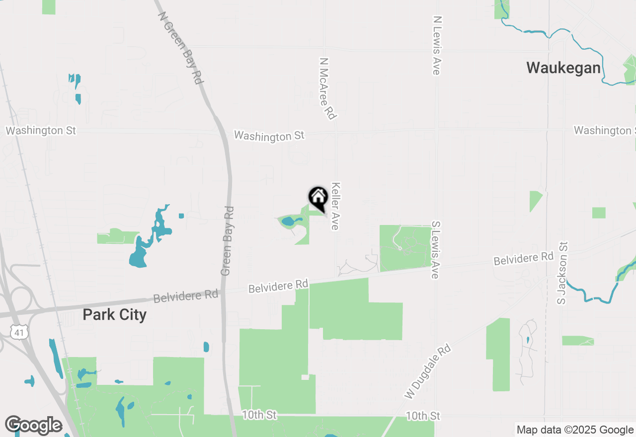 Map of 2524 Gray Court, Waukegan, IL 60085