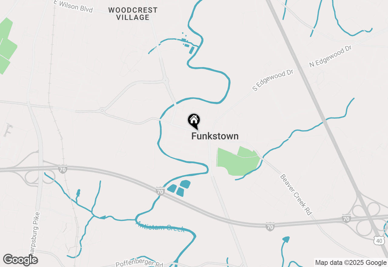 Map of 25 Baltimore Street, Funkstown, MD 21734