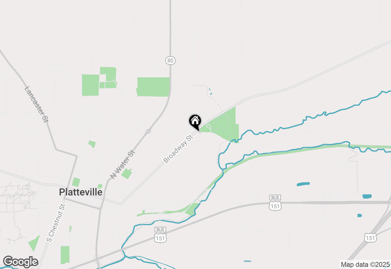 Map of 795 Broadway Street, Platteville, WI 53818