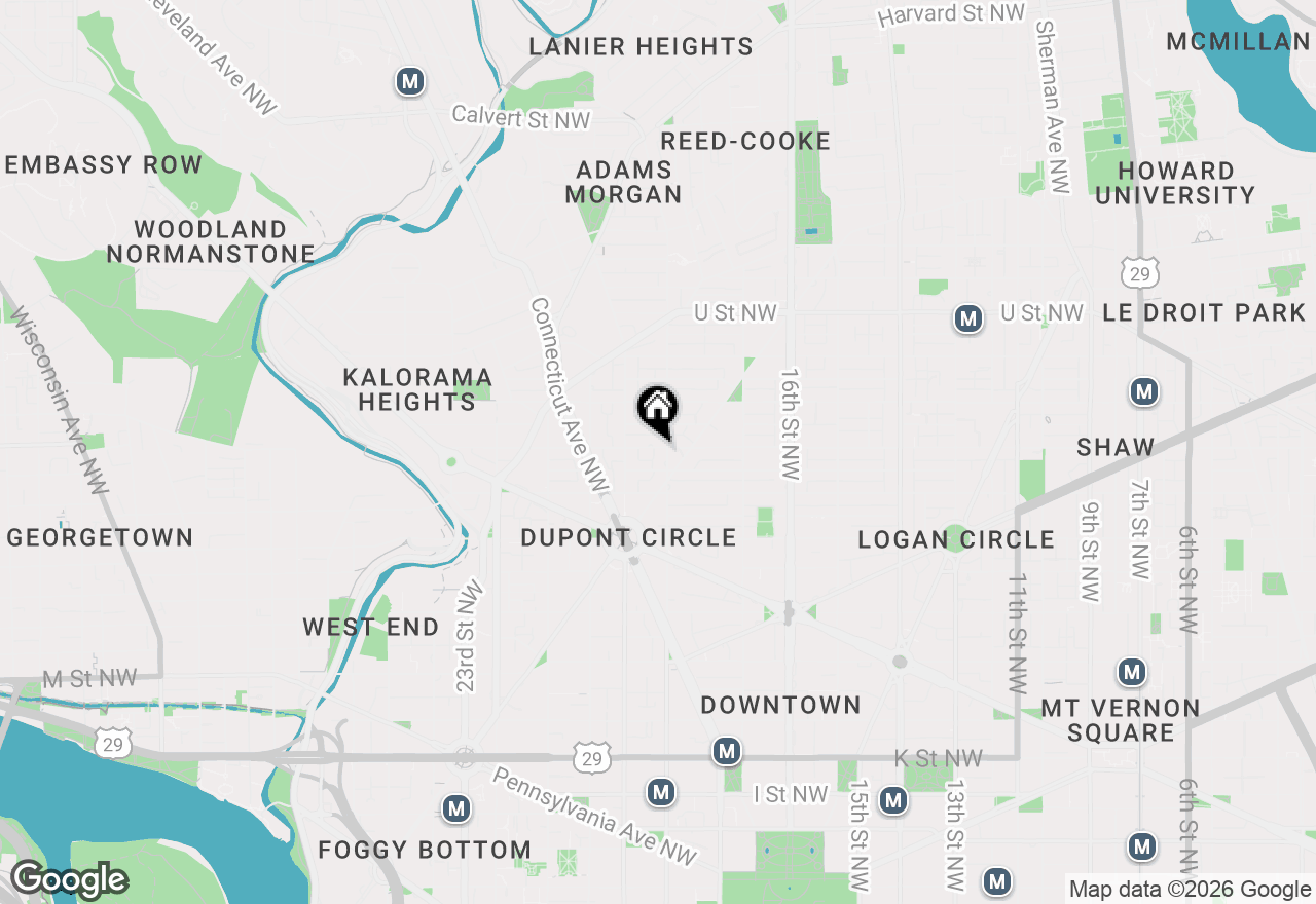 Map of 1800 R Street Nw #808, Washington, DC 20009