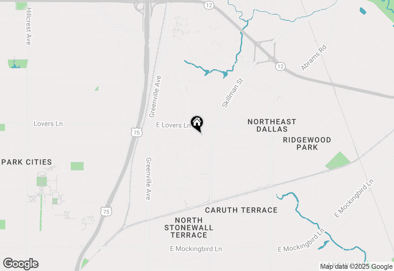 Map of 5132 Amesbury Drive #205, Dallas, TX 75206