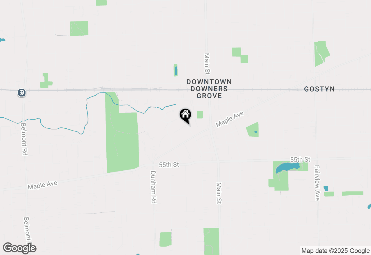 Map of 5248 Carpenter Street, Downers Grove, IL 60515