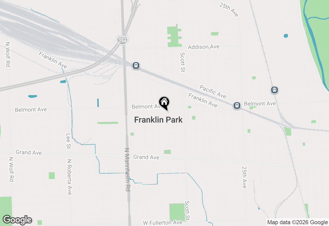 Map of (Address confidential), Franklin Park, Illinois 60131
