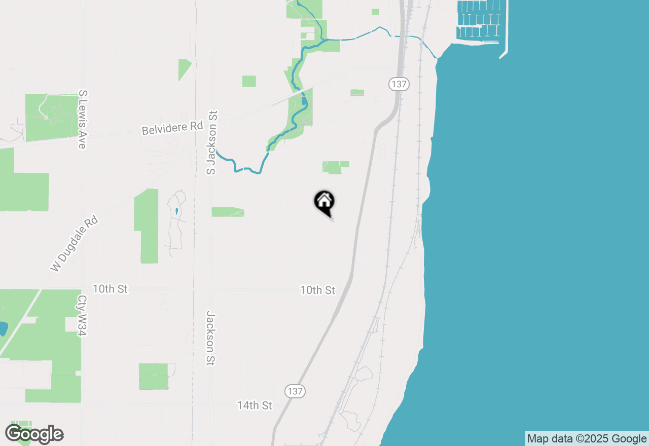 Map of 722 Lenox Avenue, Waukegan, IL 60085