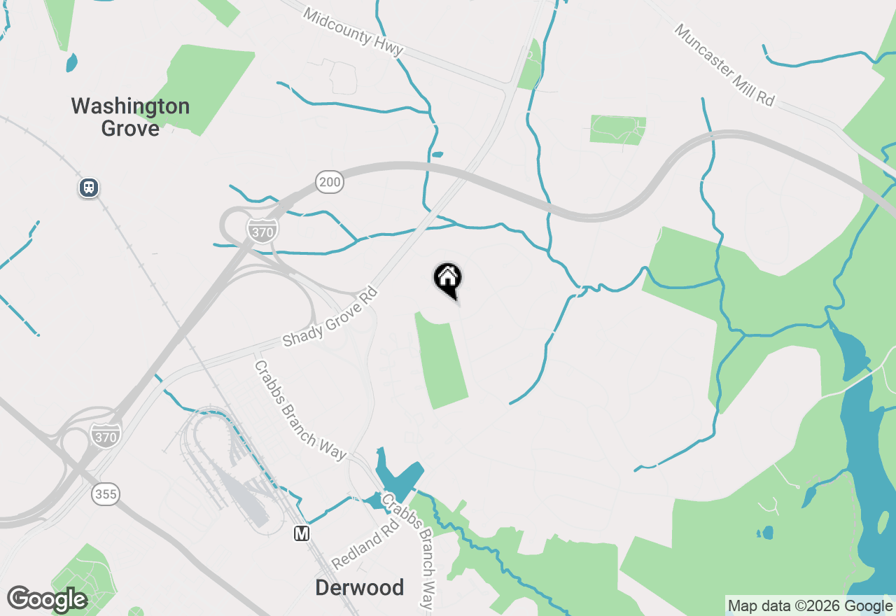 Map of 16704 Baederwood Lane, Rockville, MD 20855