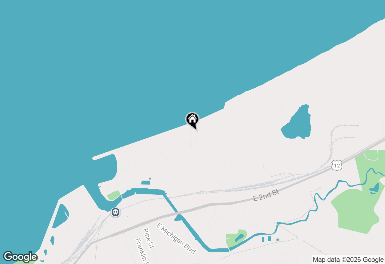 Map of 110 Lake Shore Drive #B, Michigan City, IN 46360