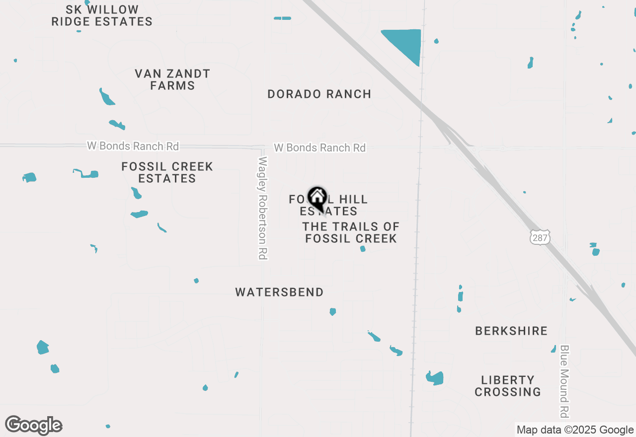 Map of 10425 Winding Passage Way, Fort Worth, TX 76131