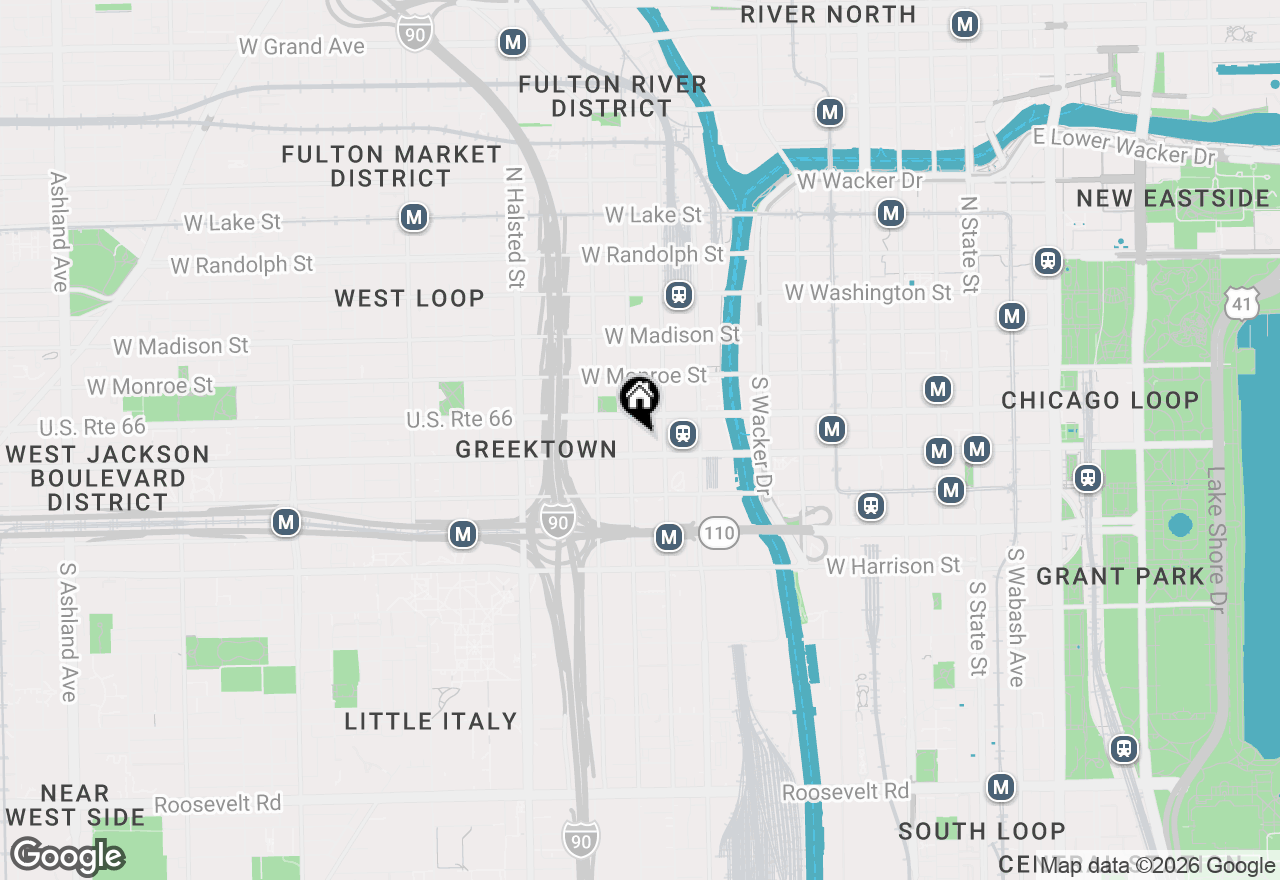 Map of 565 W Quincy Street #704, Chicago, IL 60661