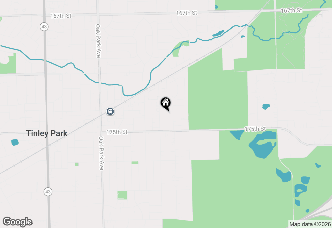 Map of 17347 Ulster Drive, Tinley Park, IL 60477