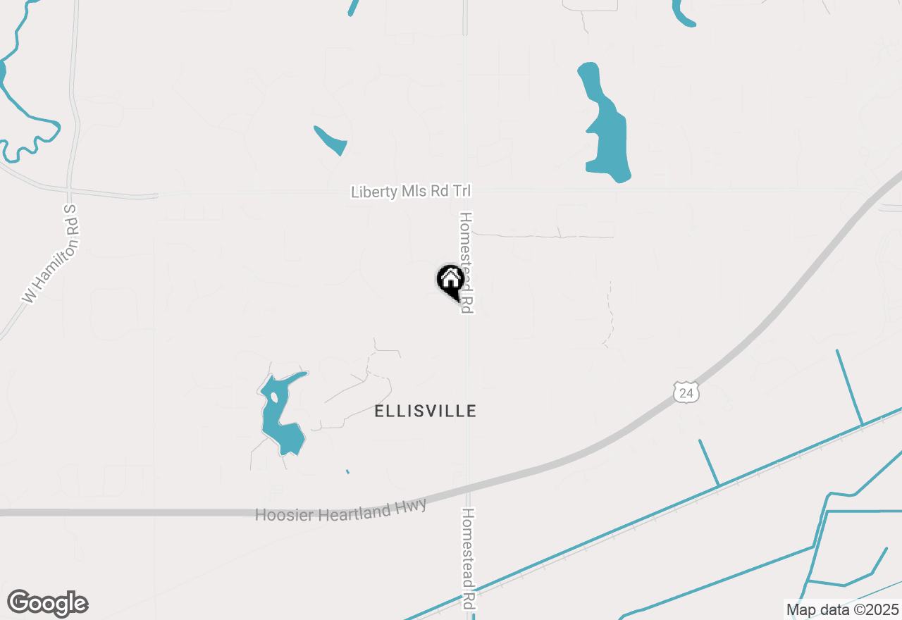 Map of 6323 Bittersweet Lakes Run, Fort Wayne, IN 46814