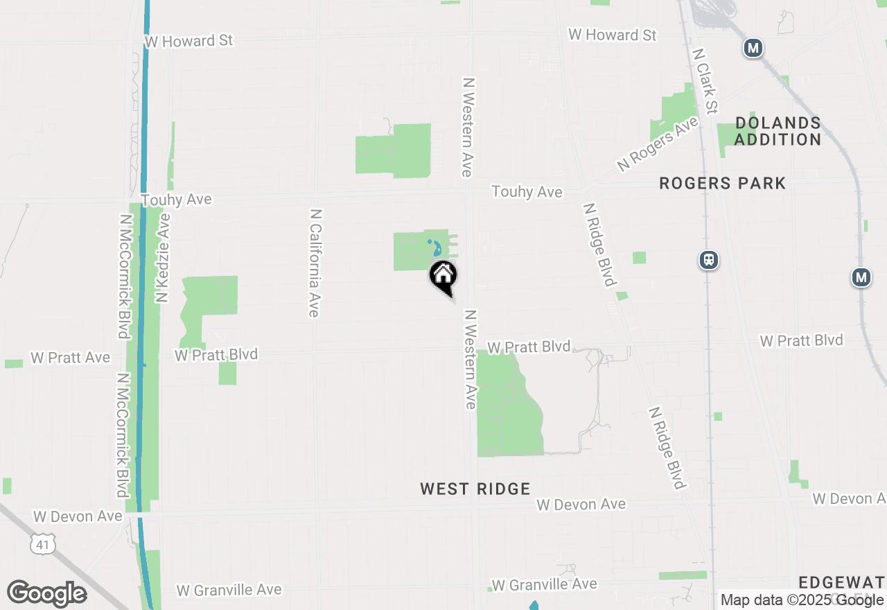 Map of 2442 W Morse Avenue, Chicago, IL 60645