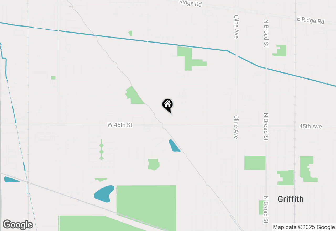 Map of 3519 44th Place, Highland, IN 46322