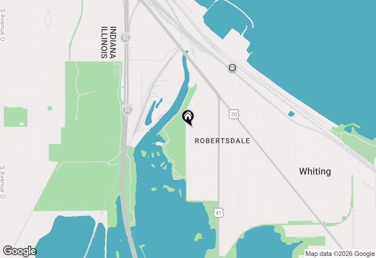 Map of 1609 Caroline Avenue, Whiting, IN 46394