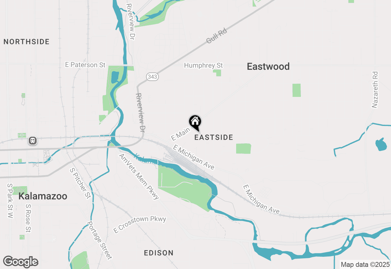 Map of 1427 Charles Avenue, Kalamazoo, MI 49048