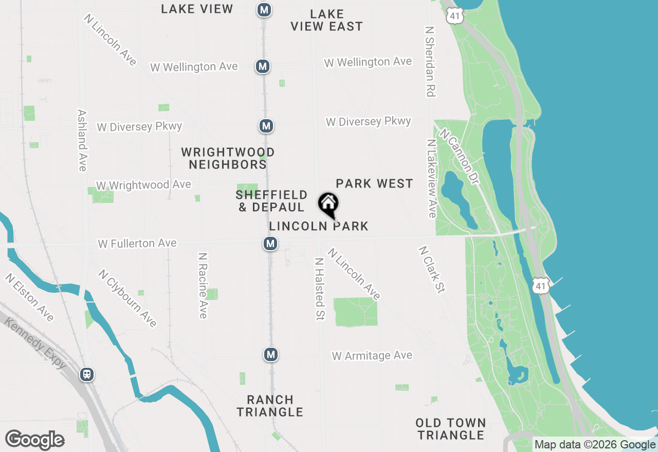 Map of 2426 N Burling Street, Chicago, IL 60614