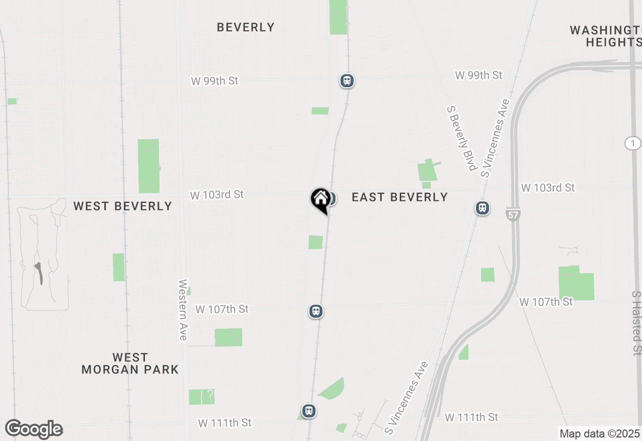 Map of 10360 S Walden Parkway #2C, Chicago, IL 60643