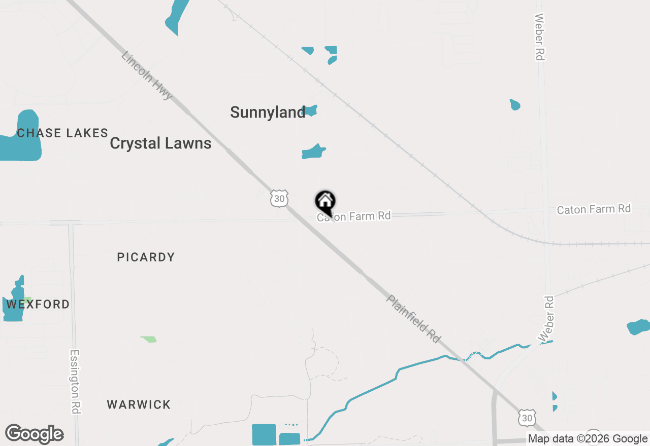 Map of 2357 Caton Farm Road, Crest Hill, IL 60403