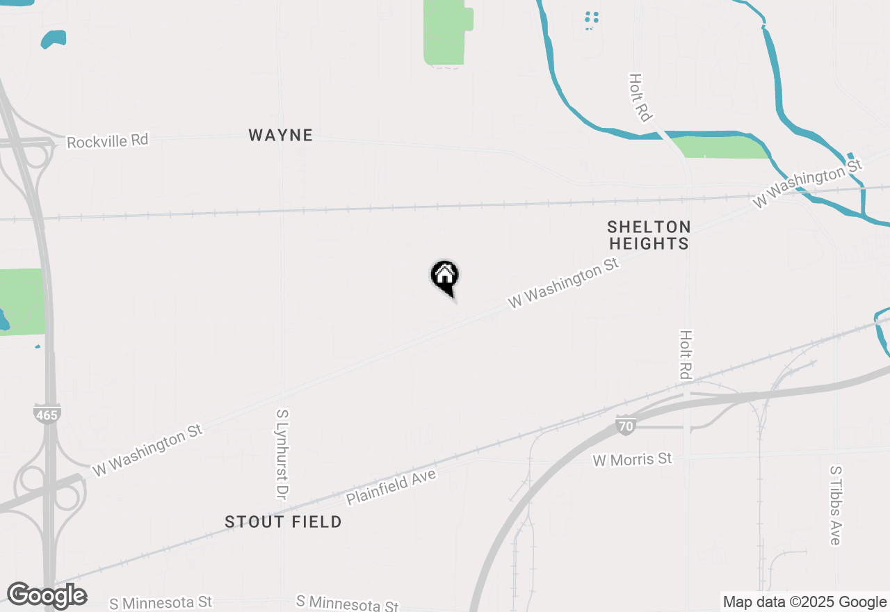 Map of 603 Woodrow Avenue, Indianapolis, IN 46241