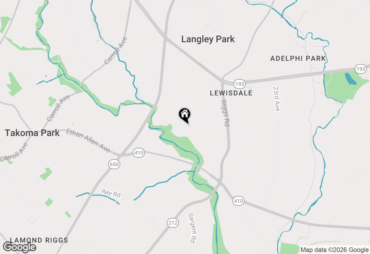 Map of 1507 Delmont Lane, Takoma Park, MD 20912