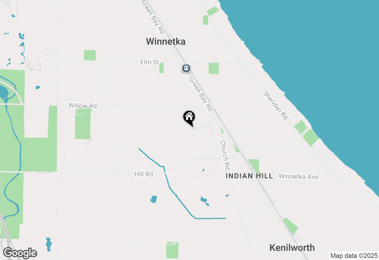 Map of 274 Ridge Avenue, Winnetka, IL 60093