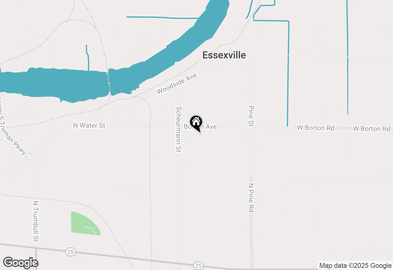 Map of 406 Burns, Essexville, MI 48732