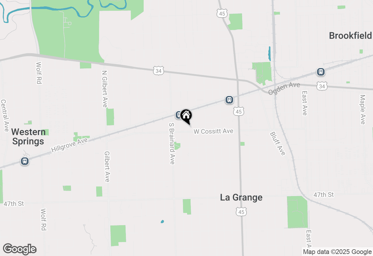 Map of 42 S Waiola Avenue #02, La Grange, IL 60525