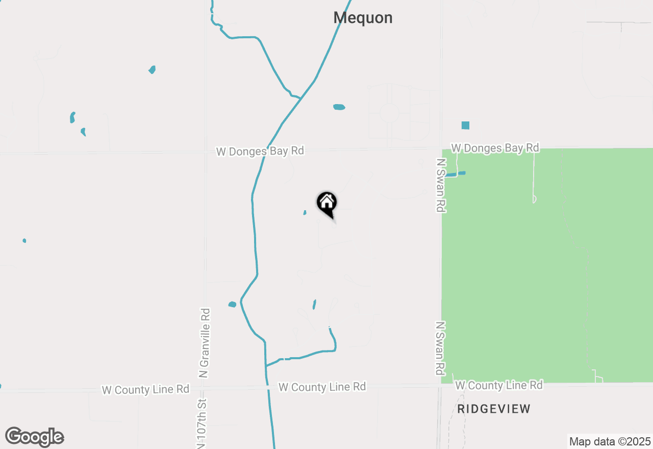 Map of 10123 N Foxkirk Cir, Mequon, WI 53097