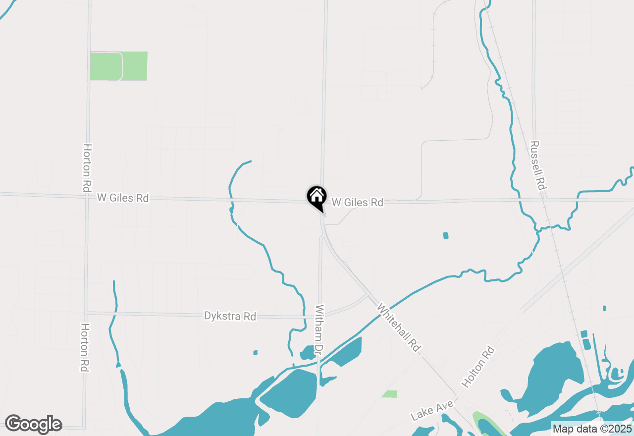 Map of 1343 Whitehall Road, Muskegon, MI 49445