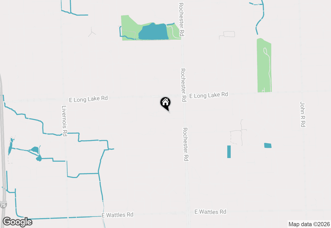Map of 4849 Parkside Lane, Troy, MI 48085