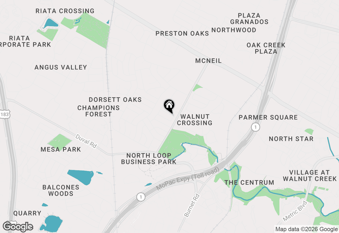 Map of 3805 Tattershall Ln, Austin, TX 78727