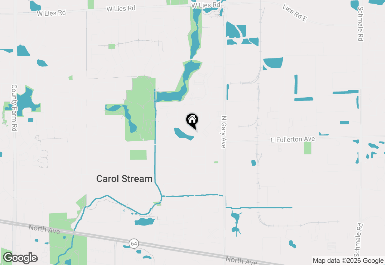Map of 565 Edgebrook Court, Carol Stream, IL 60188